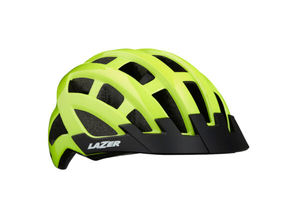 lazer compact kask neon sarı